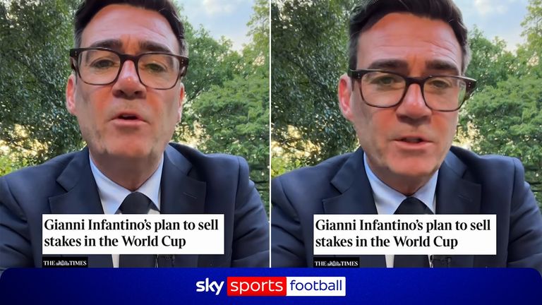 世界杯:国际足联主席贾尼·因凡蒂诺提供3000万英镑激励,促使成员支持有争议的私人投资计划